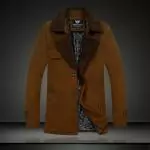 manteau hommes armani boutique bonne qualite populaire pas cher nouvelle us brun njk